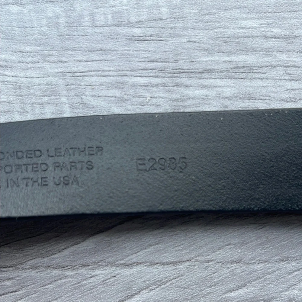 J. Crew Factory Kids Leather Black Belt, size XL.